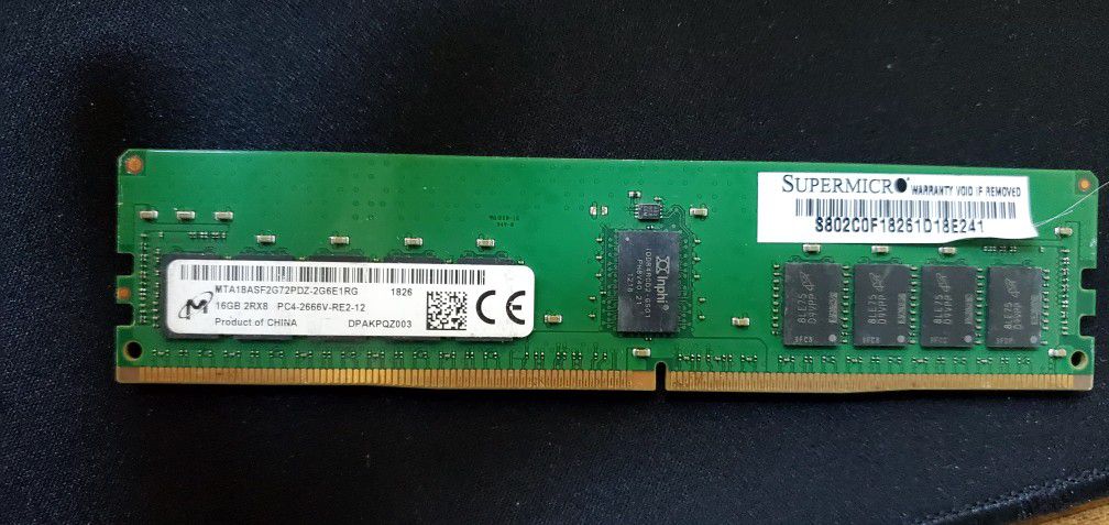 16GB DDR4 2666 MHz DIMM Desktop Memory RAM 16G