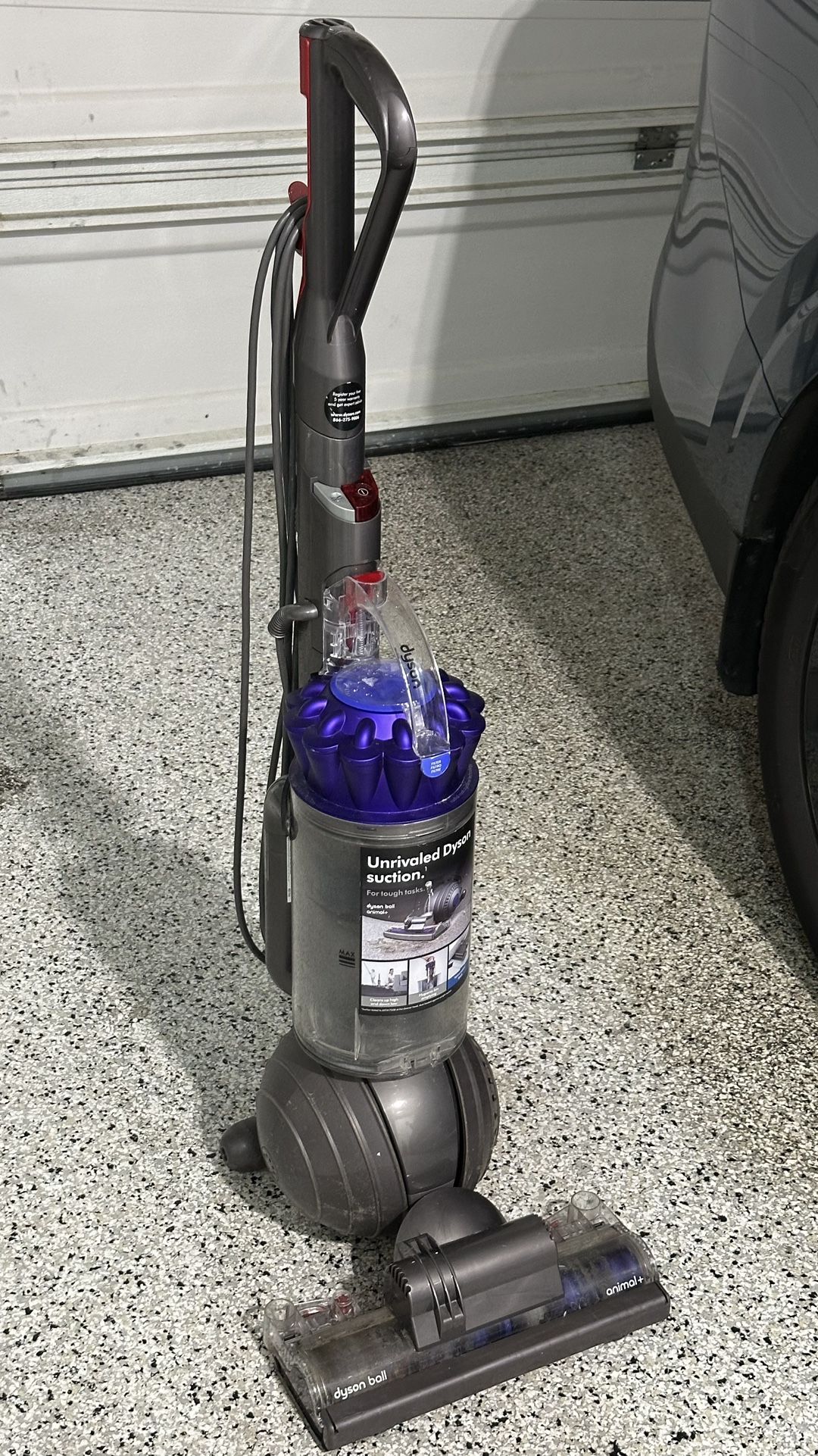 Dyson Ball Animal 2 Upright Vacuum Iron/ Purple