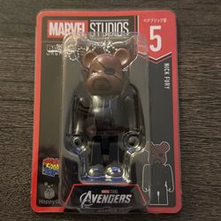 Marvel x Bearbrick : Nick Fury #5 Keychain 100%