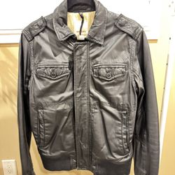 Diesel Leather Jacket Size M
