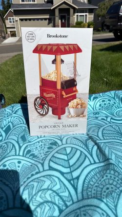 Brookstone Vintage Popcorn Maker