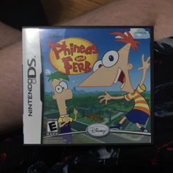 2008 Rare Disney Nintendo Ds Phineas And Ferb Xd Perry The Platypus Video Game