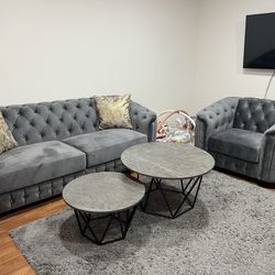 Sofa Set With Coffee Table 