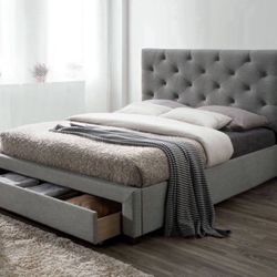 Twin Bed With Storage NEW
