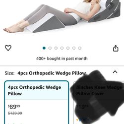 Orthopedic Bed Wedge Pillow Set