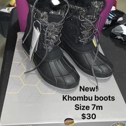  New! Size 7m & 6m Khombu Ladies Winter Boots 