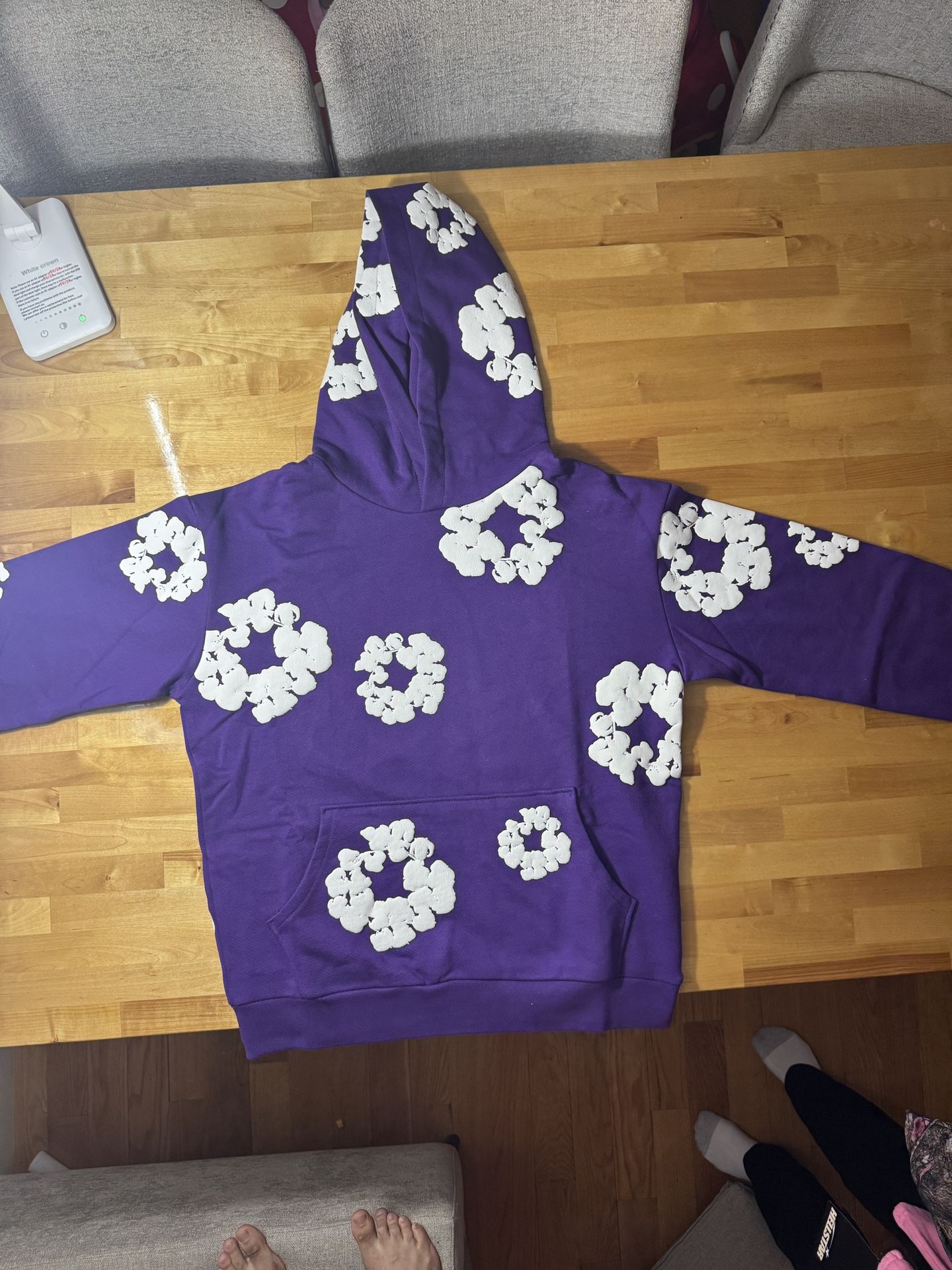 Purple Denim Tear Size M