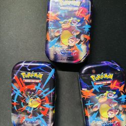 Pokemon Mega Evolution Mini Tins 