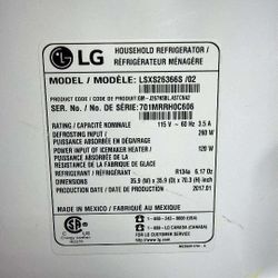 LG Double Door Fridge, And Freezer
