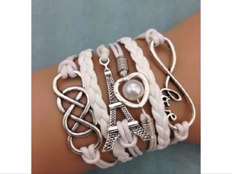 Leather style bracelet