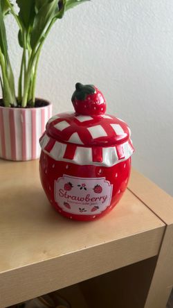 Small strawberry jar