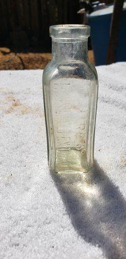Antique Hire's Household Extract bottle