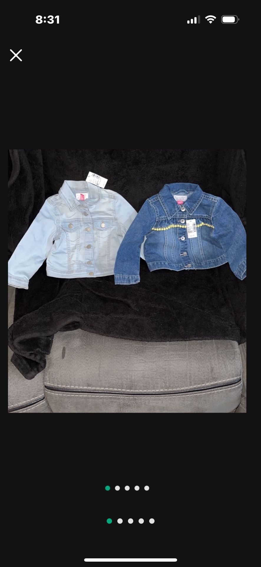 Baby & Toddlers Jean Jackets Size 18-24 Months , 3T & 2T
