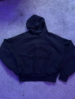 Essentiall Hoodie Black