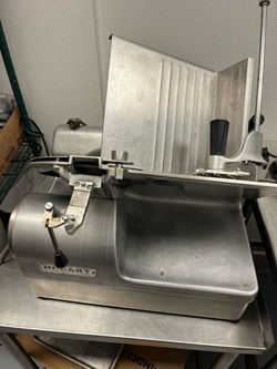 Meat slicer made by Hobart