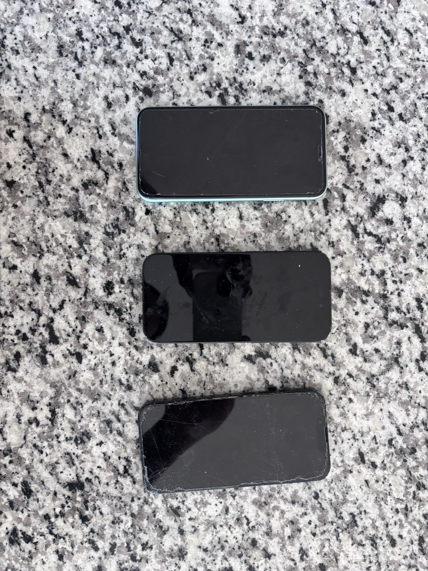 Broken iPhones