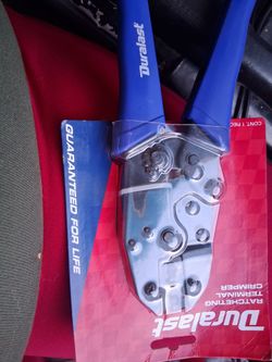 DURALAST racheting terminal crimper