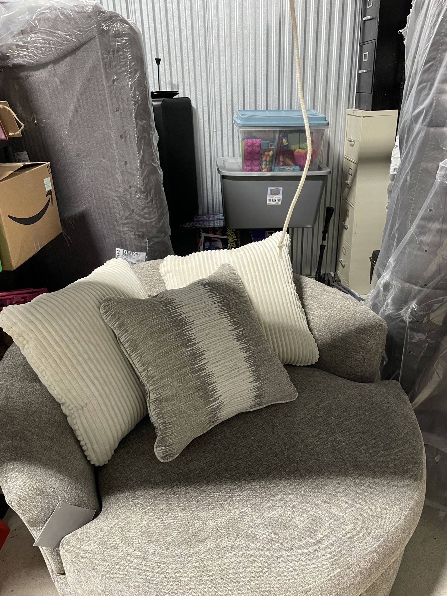 Oversized Swivel Chair