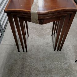 Antique nesting tables 