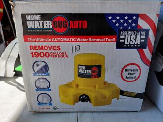 Wayne water bug auto utility pump,  few available