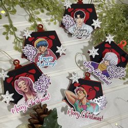 Handmade Saja Boys Christmas Ornament