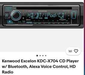 Kenwood CD Receiver USED - AS IS