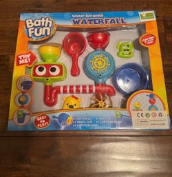 Vokodo Bath Fun Water Spraying Waterfall Toy Set – Brand New in Box Make bath time the best part of the day with this interactive Vokodo Water Sprayin