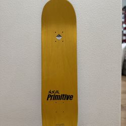 Primitive Skateboards x Naruto "Naruto Chakra" Skate Deck (Blue) 8.25" Board