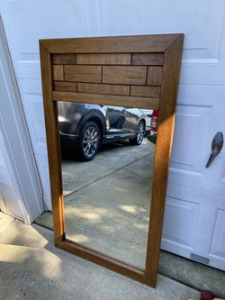 Solid Wood Antique Mirror