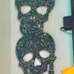 Handcrafted Custom Skull Wall Decor