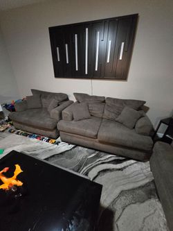 Gray with a slight tan under tone couches
