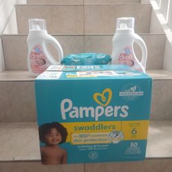 Baby Pampers Detergent wipes