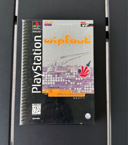Wipeout RARE Long Box Sony PlayStation 1 w manual Retro Gaming