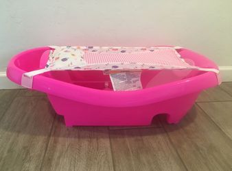 Baby Tub With Sling Pink