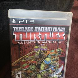 PS3 Game TMNT Mutants In Manhattan 