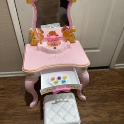 Disney princess vanity set plus pretend makeup set