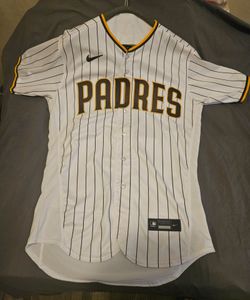 Authentic 2023, White Pinstripe, Fernando Tatis Jr. Jerseys No Motorola Patch