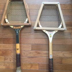 Two Vintage Tennis Rackets