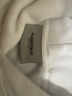 White Essentials Hoodie Size Medium