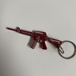 Supreme Keychain M16 Red