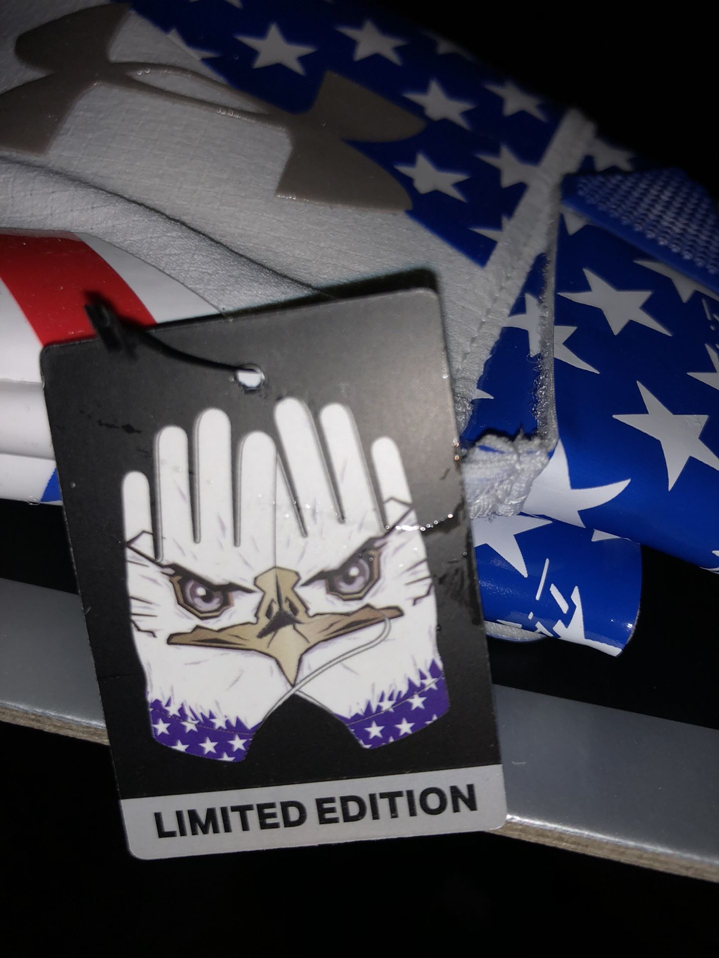 UA football gloves obj style USA elite style