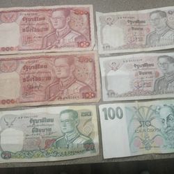 Foreign Currency Bills From Diferente Countries Make An Offer Pick Up In Cypress 