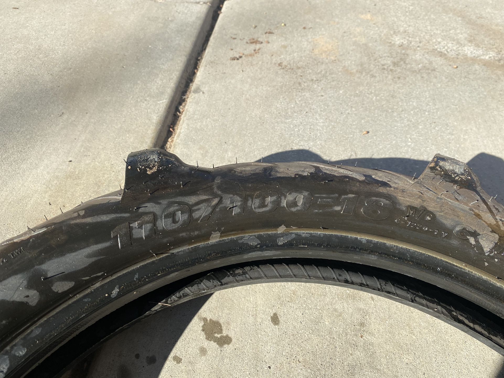 Dirt Bike Paddle Tire 110/100 18