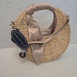 New Scoop Wicker Rattan Handbag Shoulder Bag