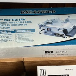 7” Workforce Tile Saw