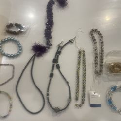 Mixed Lot Of 11 Bracelets/Necklaces New 