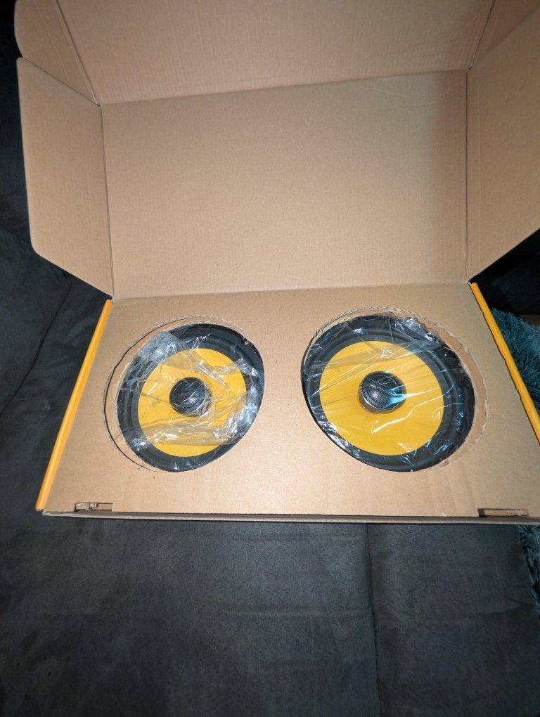 Audio C1-650x 6.5" Coaxial Speakers – Brand New Sealed Pair w/ Box
