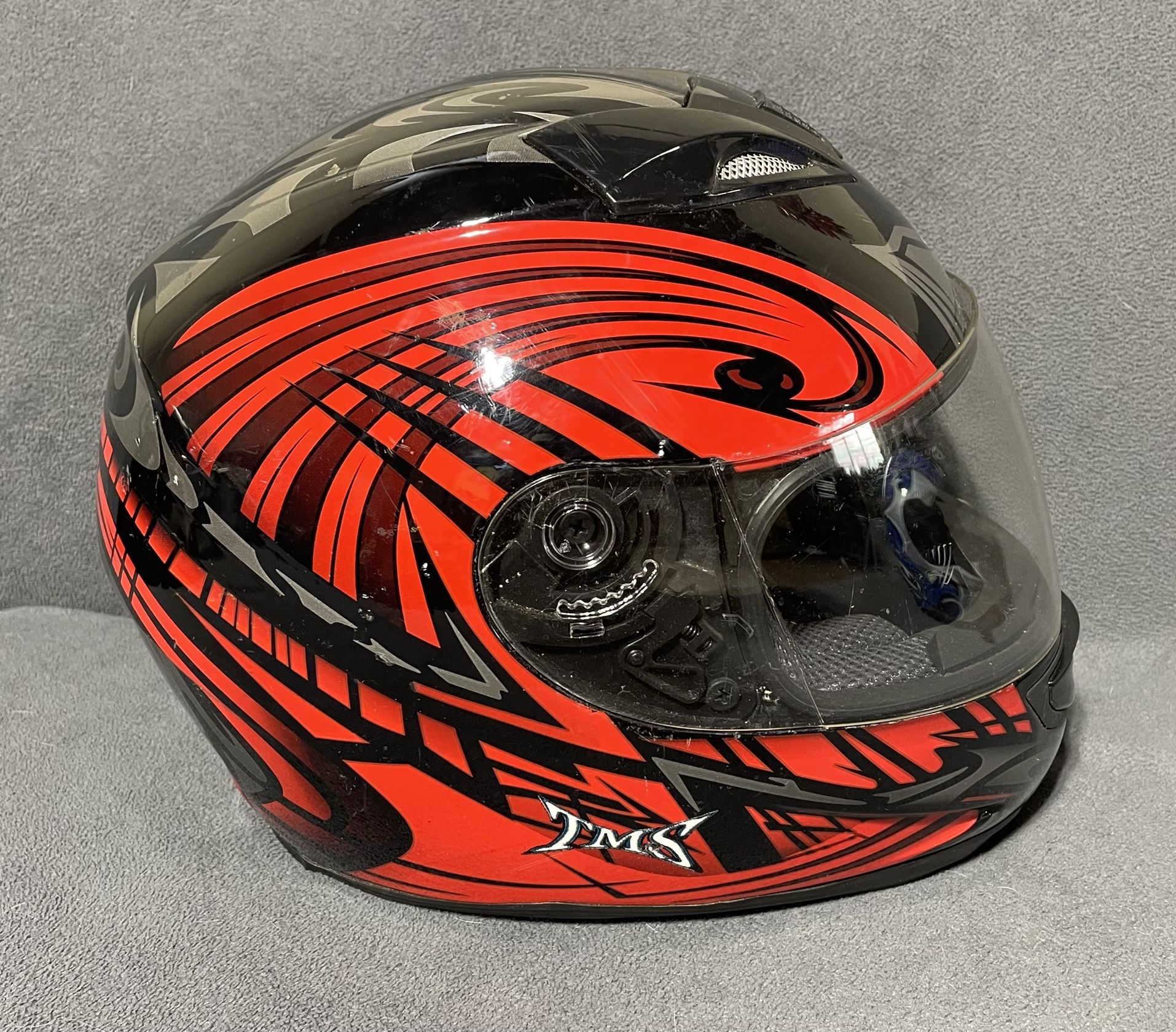 TMS fmvss218 DOT Full Face Helmet Large