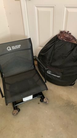 Hunting chair 360 swivel and 1 man deer blind
