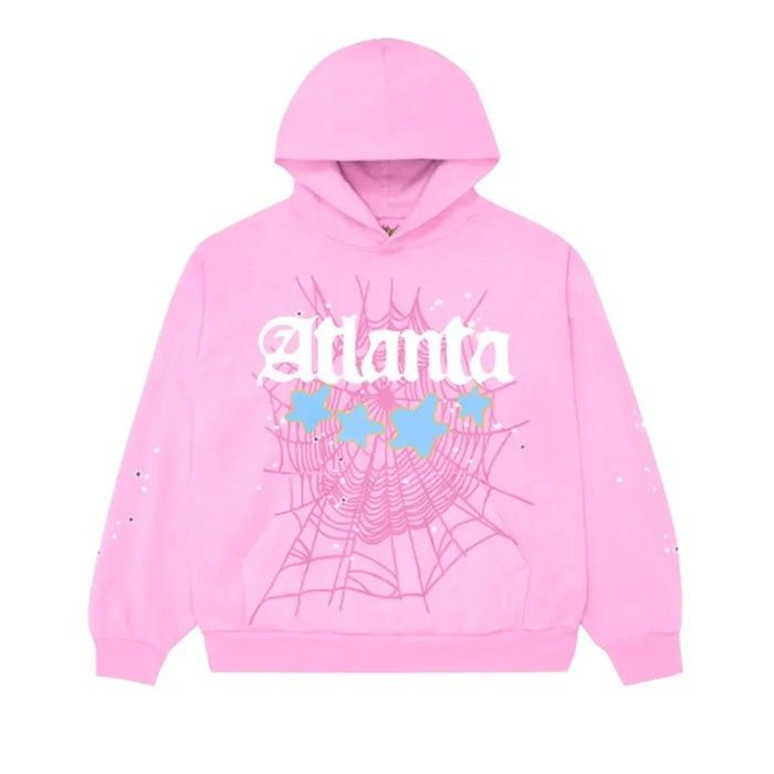  Sp5der Atlanta Hoodie (Pink)